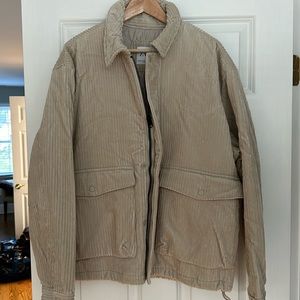 Zara corduroy zip up jacket